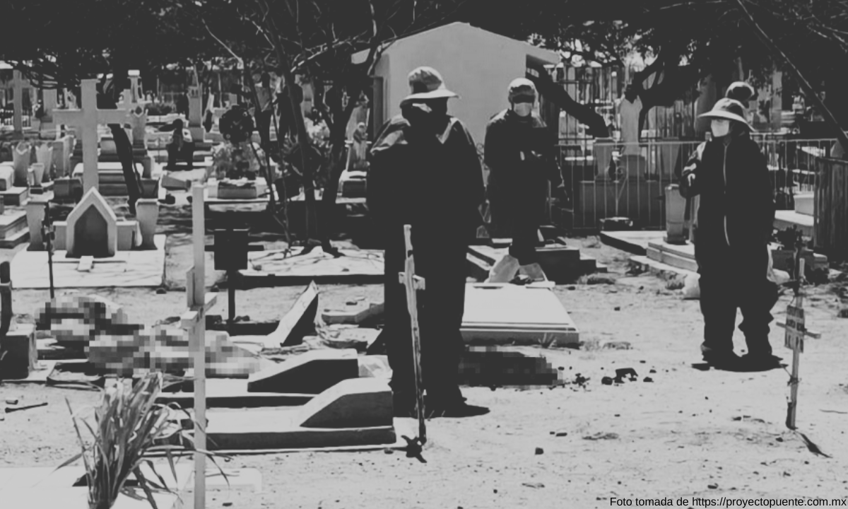 Hermosillo: detienen a hombre en flagrancia de la exhumación de dos cadáveres en el Panteón Yáñez
