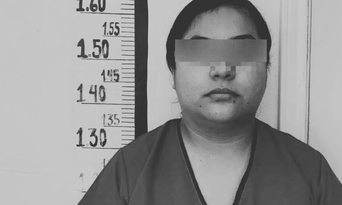 Naomi Yamileth Rodríguez Pérez, detenida en el Cereso 2. Foto ‘La Jornada’