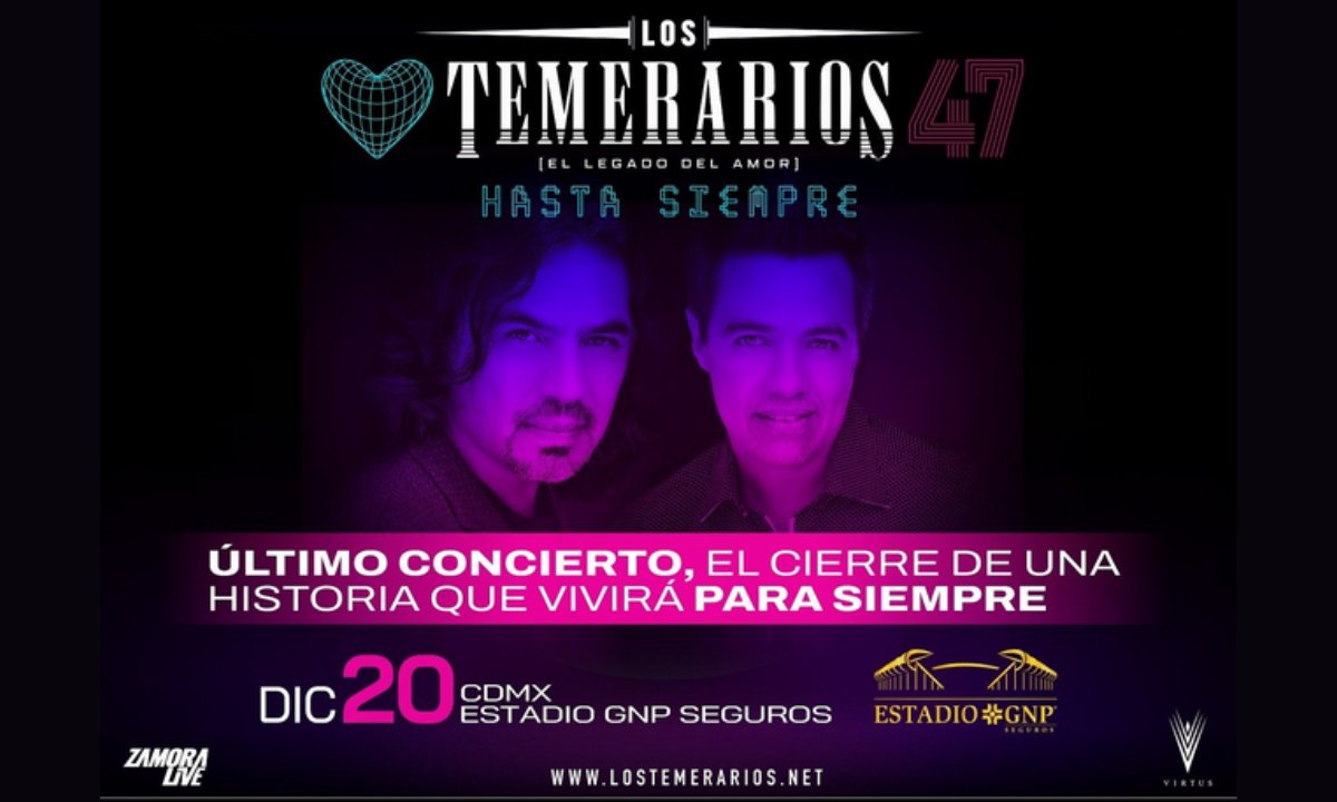 Los Temerarios anuncian su gran despedida