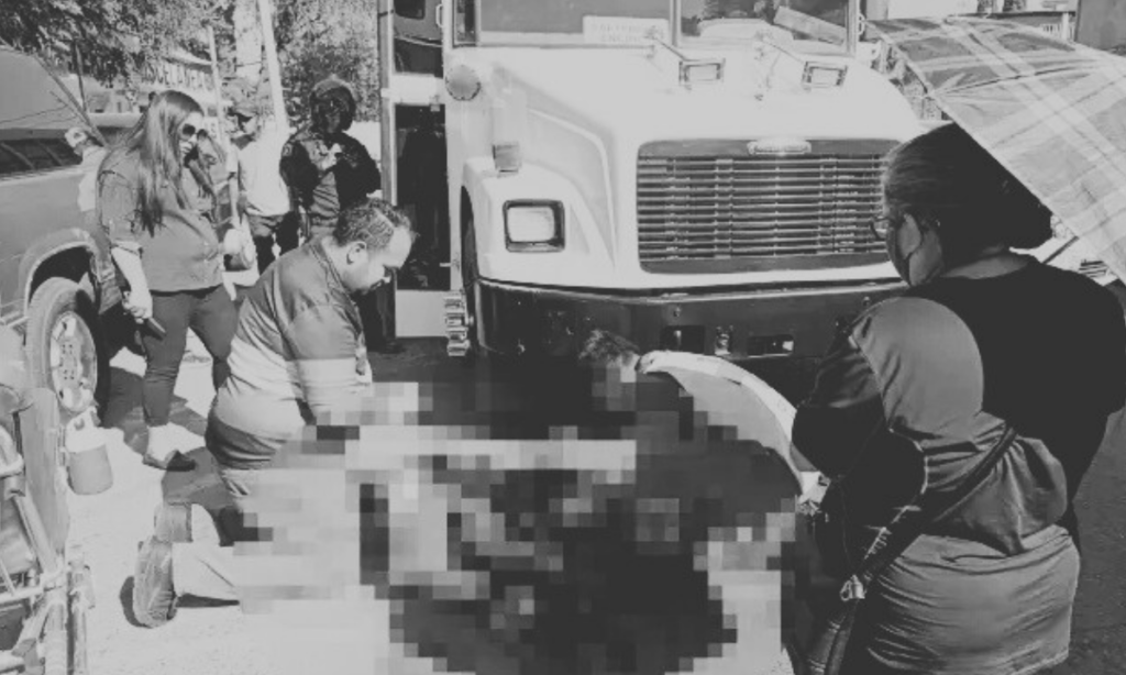 Muere adulto mayor tras ser atropellado por camión del servicio urbano