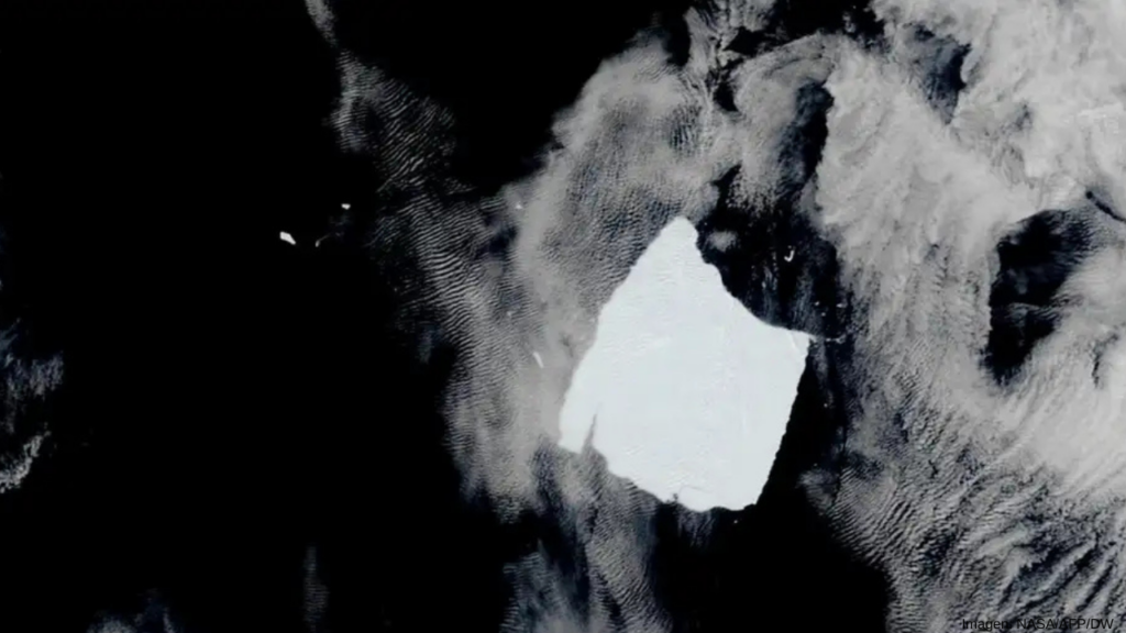 Toma aérea de la NASA captura el iceberg A23a.