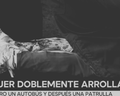 Mujer de la tercera edad es atropellada por un camión y por la patrulla que iba a auxiliarla